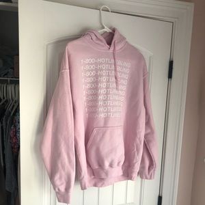 Pink hotline bling hoodie